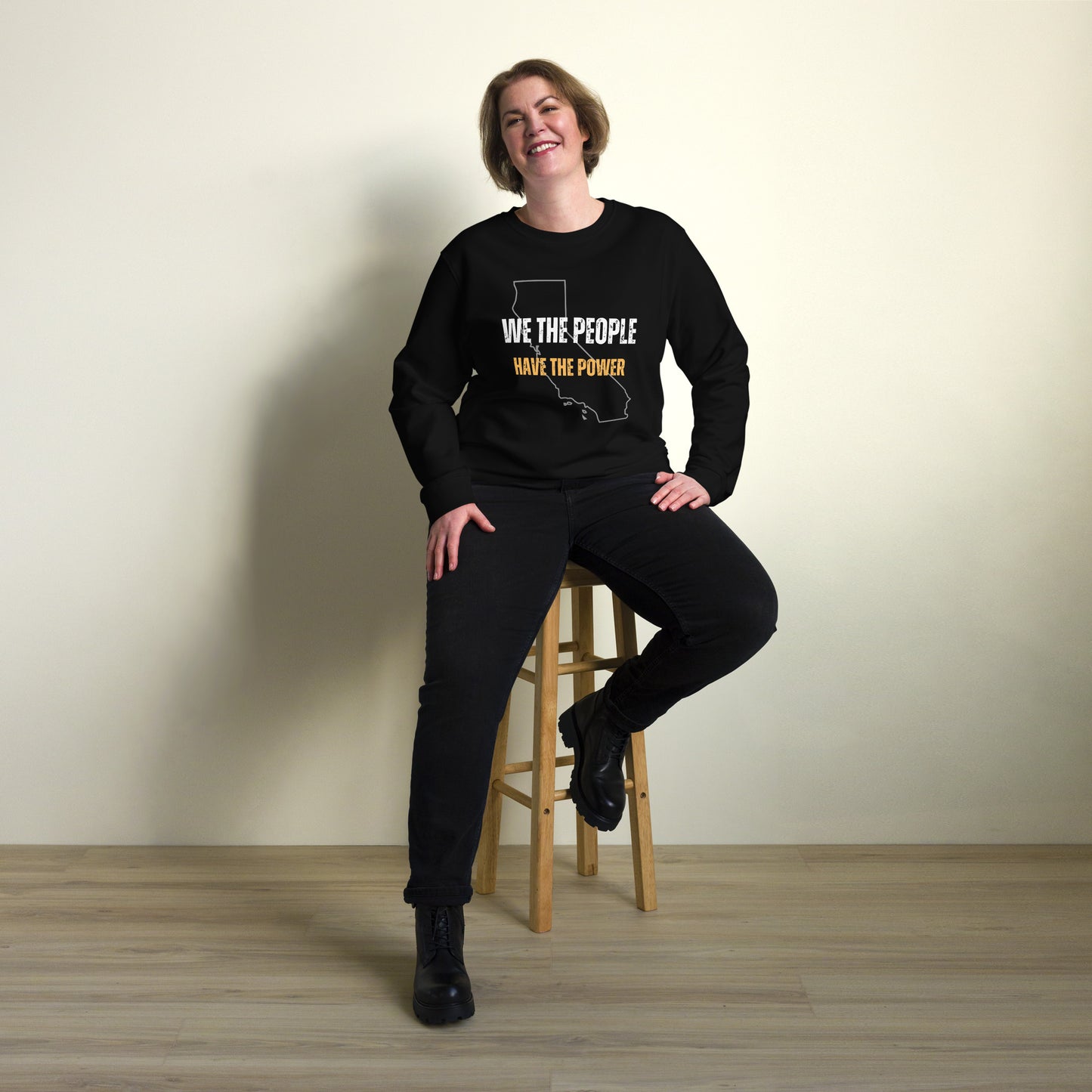 WTPHTP CA Unisex Organic Sweatshirt-Black