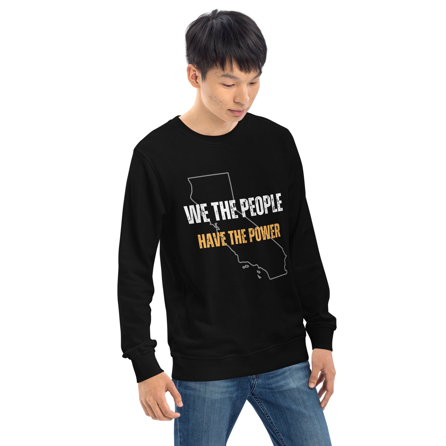 WTPHTP CA Unisex Organic Sweatshirt-Black
