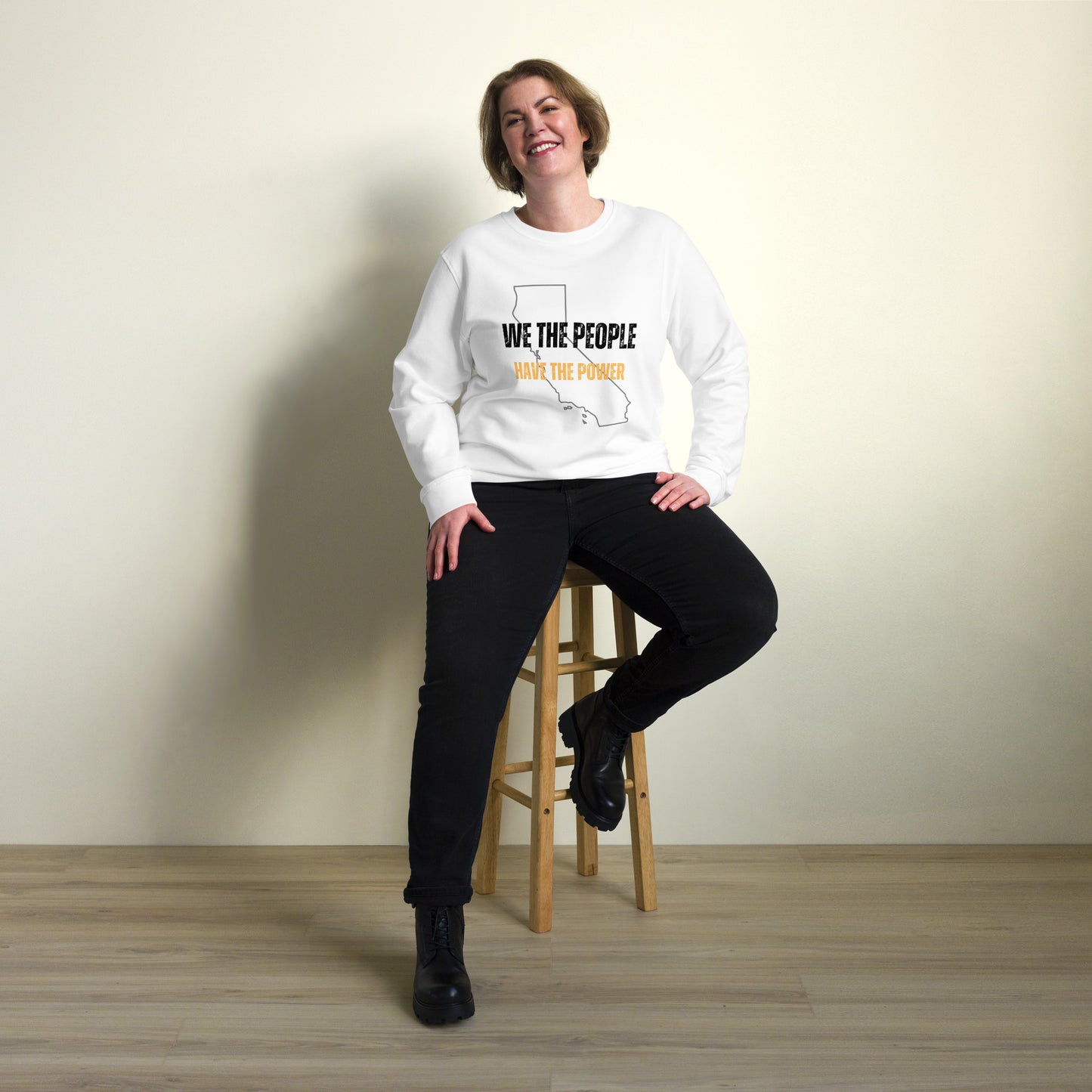 WTPHTP CA Unisex Organic Sweatshirt - White